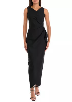 Alex Evenings Women's Bead Embellished Gown, Black, 8 | Belk