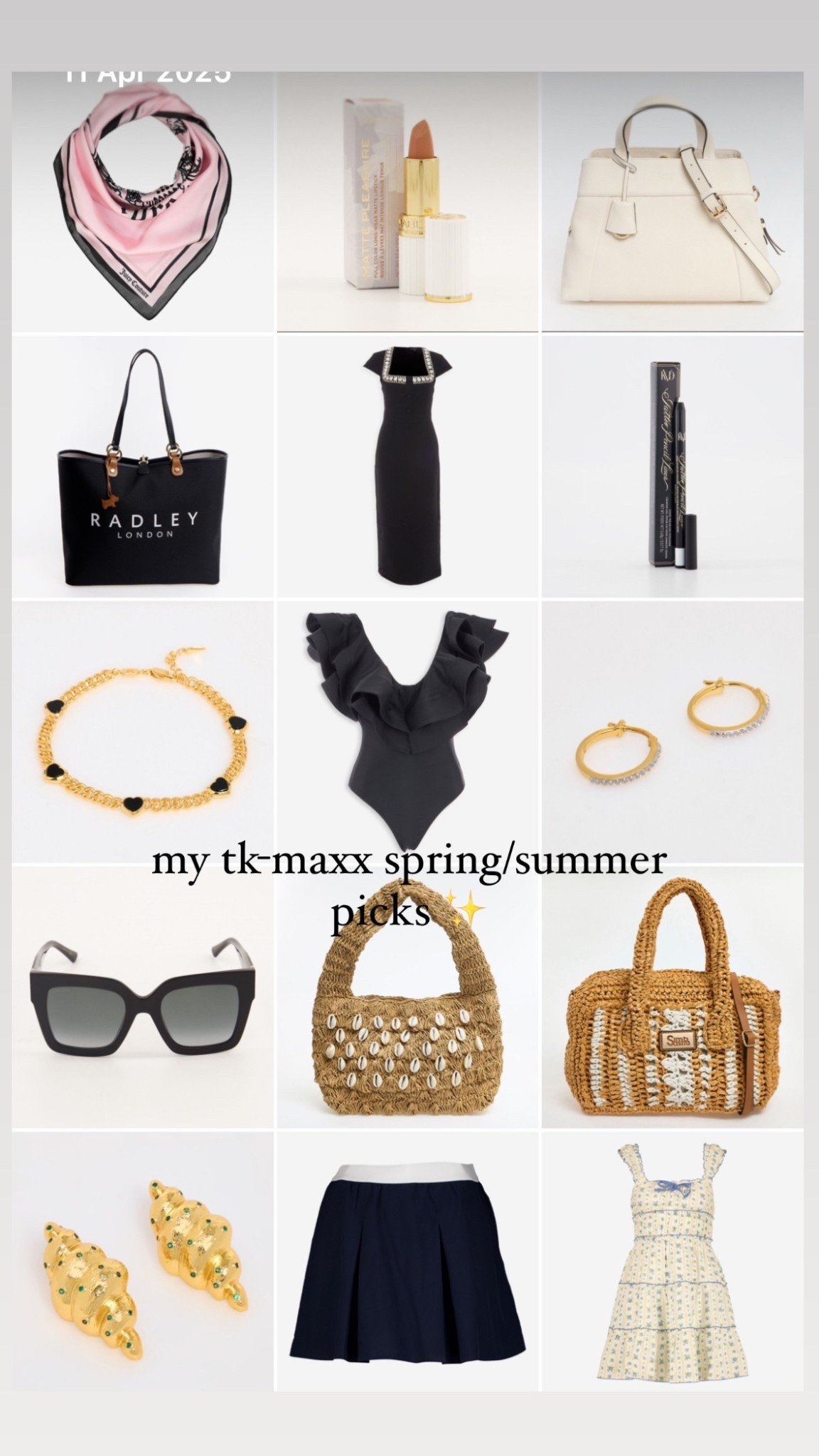 my tk-maxi spring/summer wishlist & picks are here!!

some amazing summer bags and straw bags available, some cute sunnies and gorgeous statement jewellery from missoma to shop 🤍☀️🫶🏻

🏷️ #ss #spring #springinspo

#LTKeurope #LTKspring #LTKAprilSpotlight