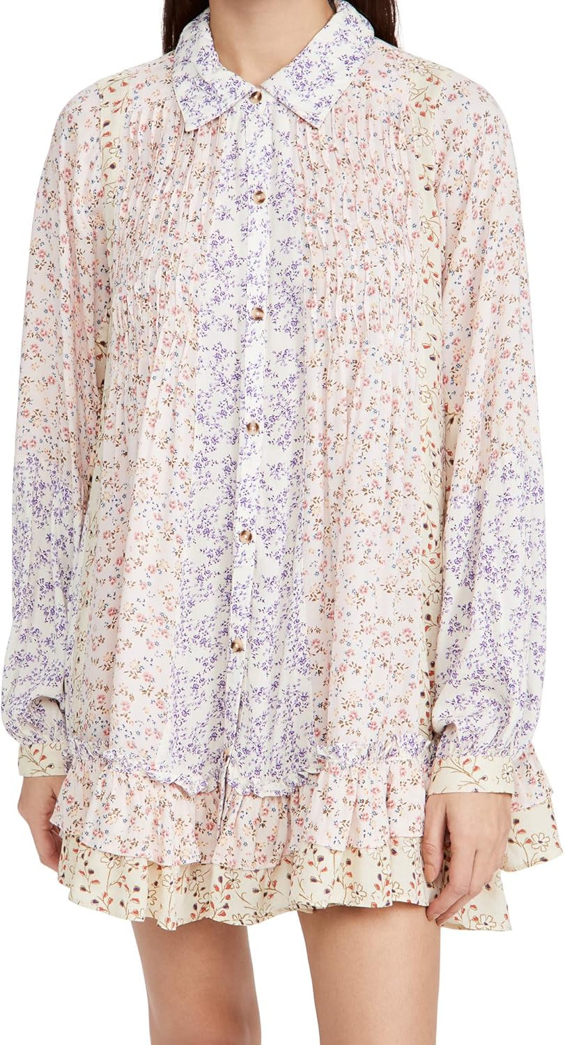 Free People Women's Lost in You Printed Tunic | Amazon (US)