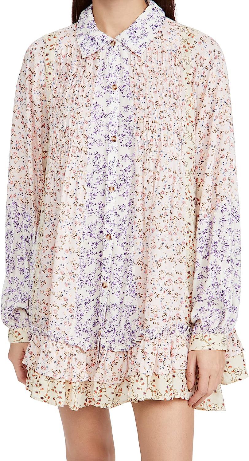 Free People Women's Lost in You Printed Tunic | Amazon (US)