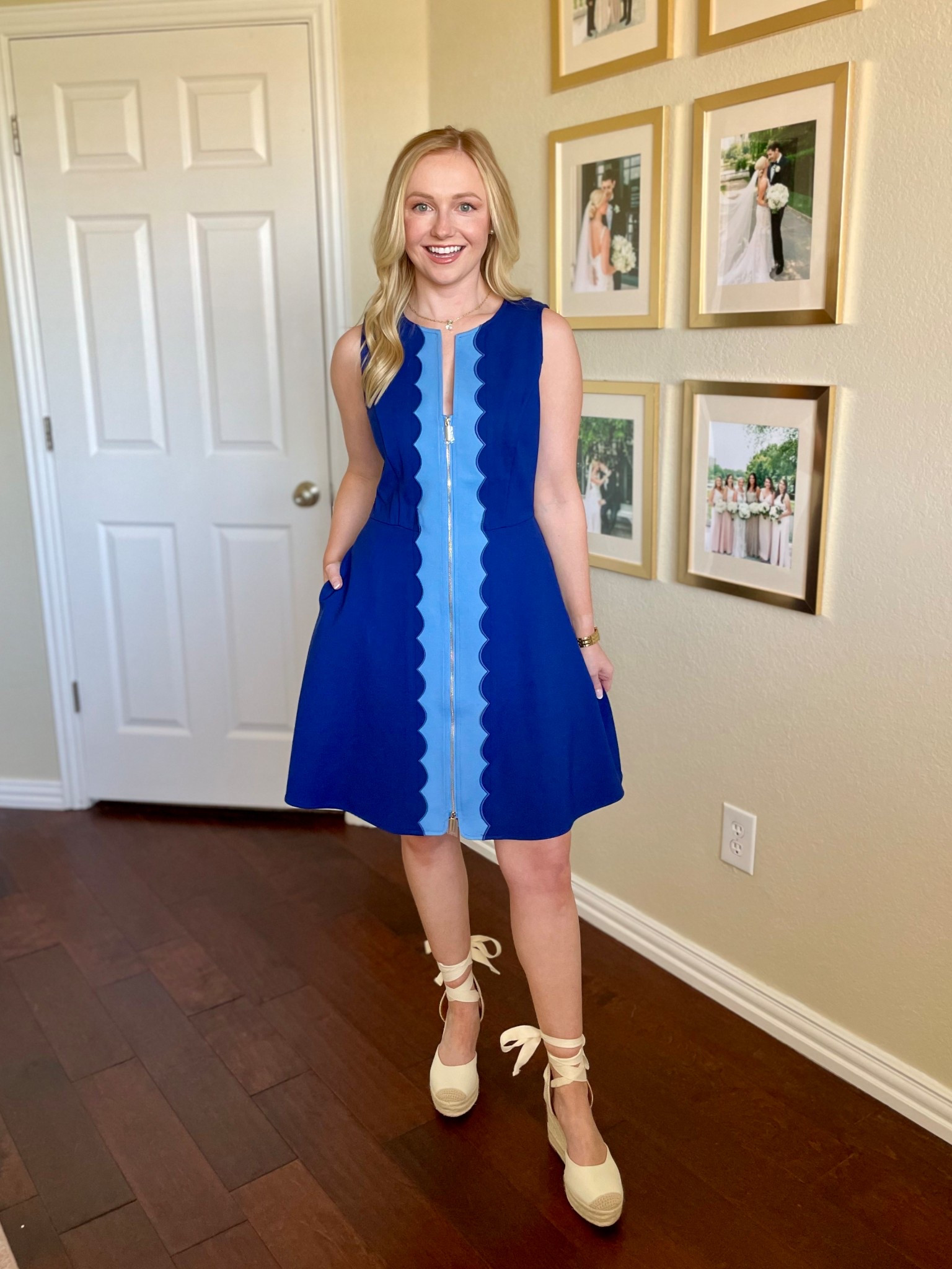 This dress is so fun for spring and summer! Such a unique look. Wearing an XS | blue dress, baby shower dress, bridal shower dress, wedding guest dress, spring dress, summer dress 

#LTKSaleAlert #LTKSeasonal #LTKStyleTip