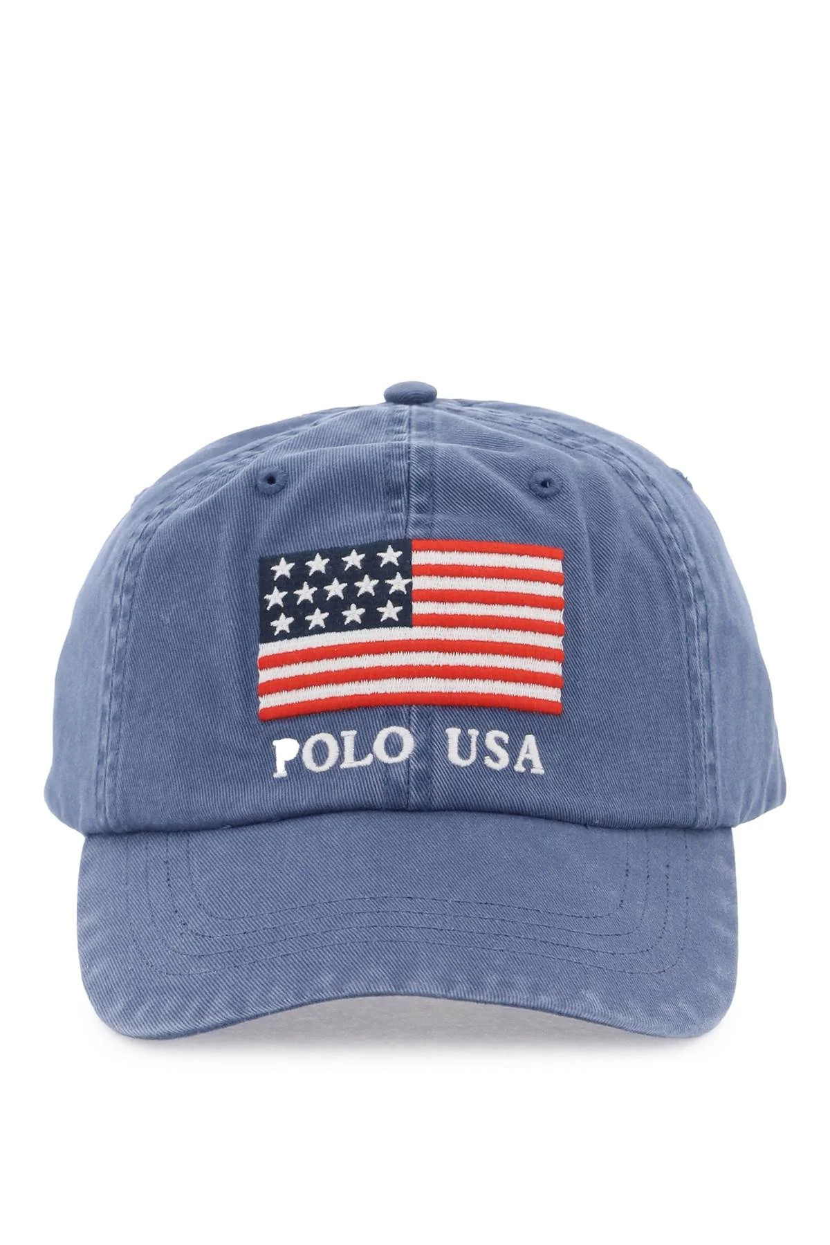 Polo Ralph Lauren Baseball Cap In Twill With Embroidered Flag | Shop Simon