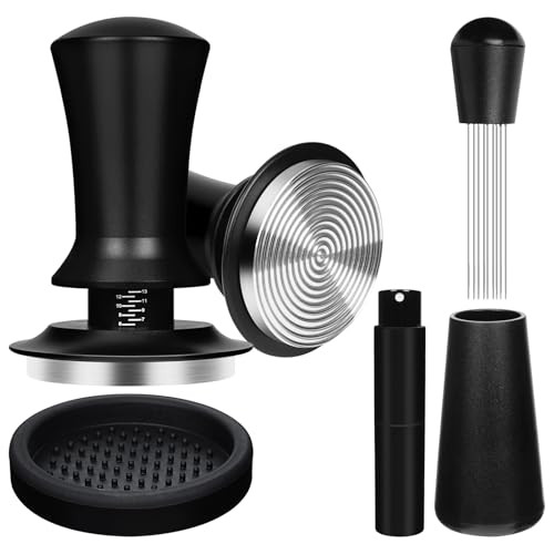 Y-Step 51mm Espresso Tamper Set with 30lb Calibrated Spring Loaded, Espresso Accessories Kit with Coffee Tamper Tool, Coffee Stirrer, Tamper Mat, Spray Bottle, Barista Hand Tamper for Espresso Machine | Amazon (US)
