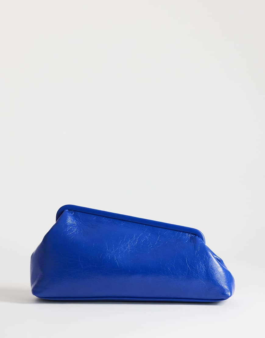 Topshop – Anna – Eckige Clutch in Kobaltblau | ASOS (Global)