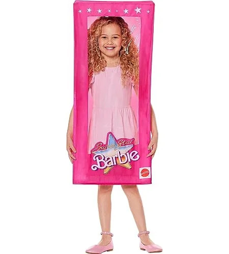 Kids Barbie Doll Box Costume | Walmart (US)