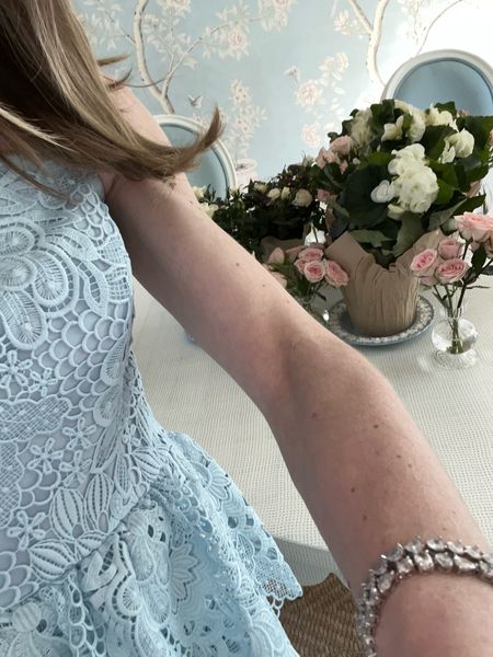 Sneak peek of a pretty Easter dress option! This dress is included in Saks Friends & Family event where you can save up to 25% off select items. The perfect time to buy for your spring events!

#LTKSeasonal #LTKstyletip #LTKsalealert