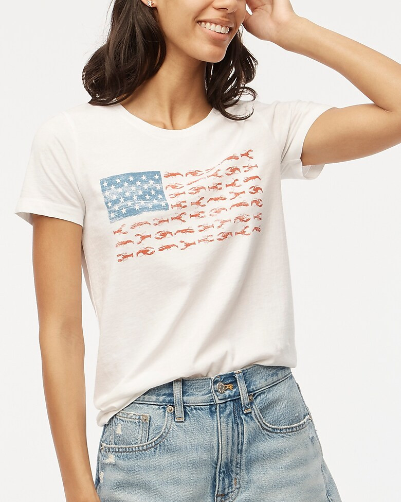 Lobster flag graphic tee | J.Crew Factory
