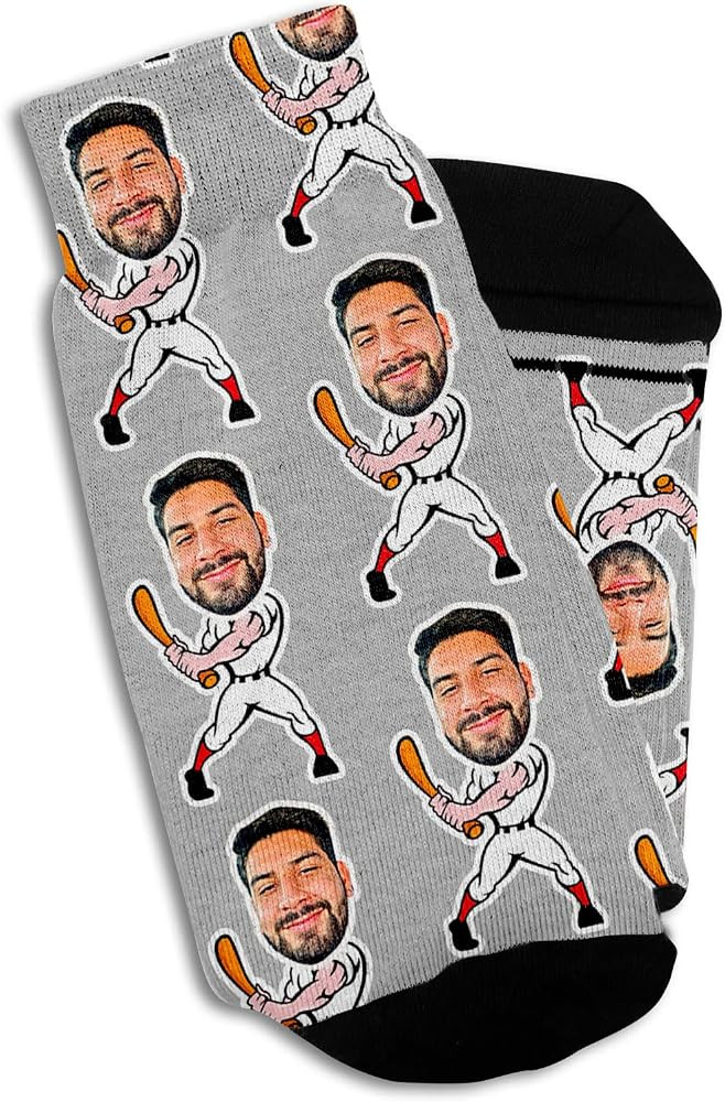 Custom Face Socks for Sports, Activities Customized Gift Socks with Faces | Amazon (US)