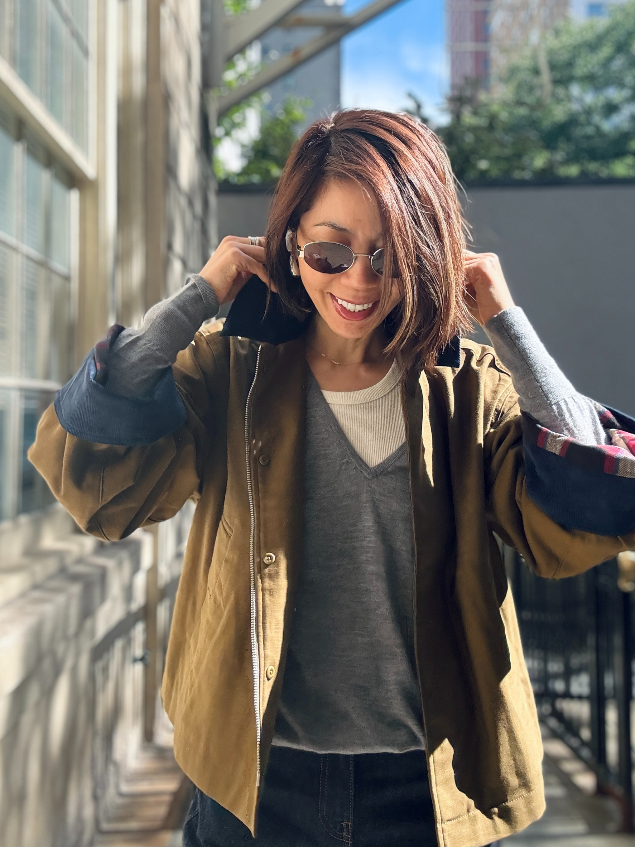 jacket size M｜knit size L｜Purse 25% off promo code【LUNA26】）

#LTKootd #LTKOver40 #LTKMidsize