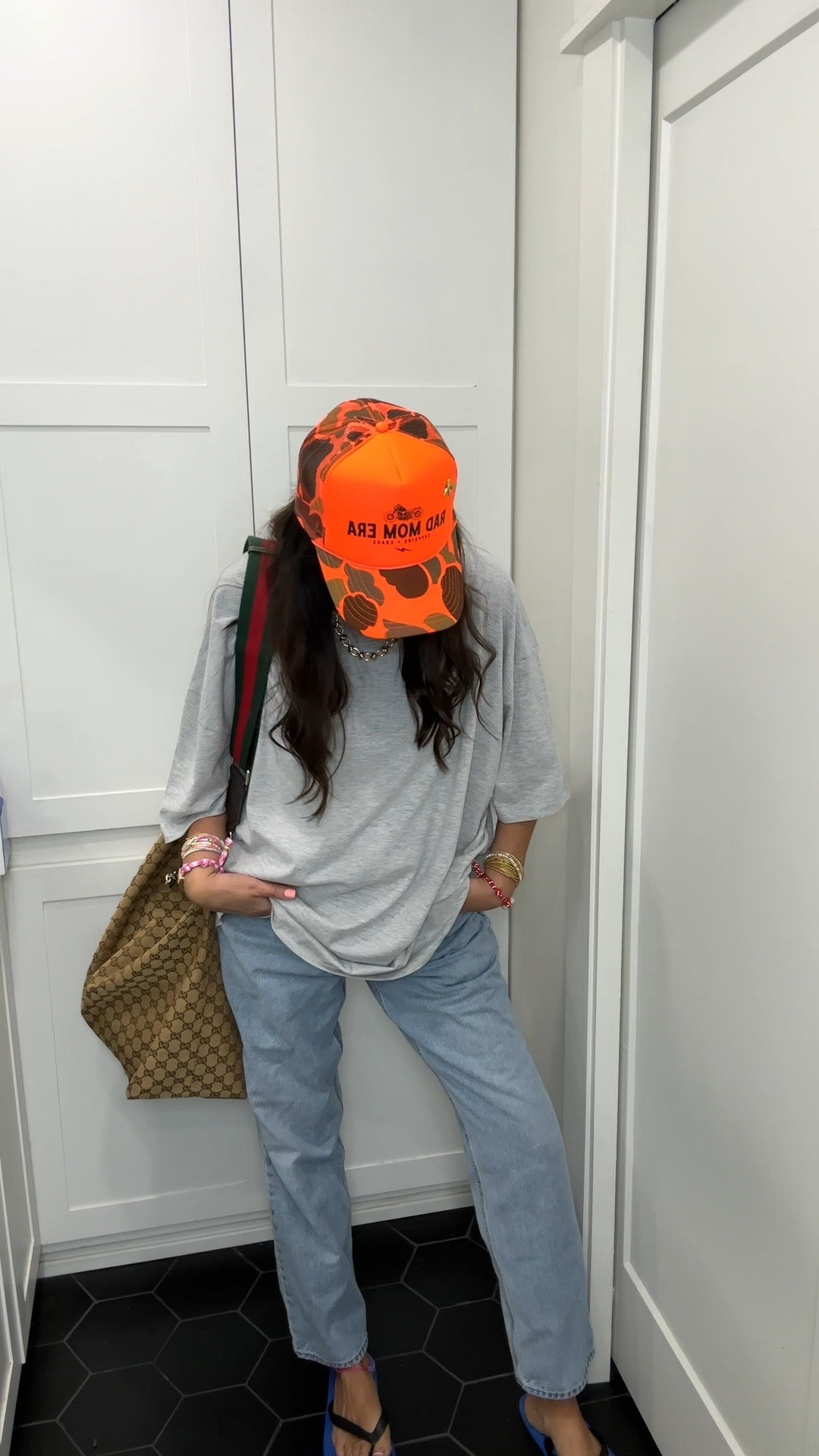 Jeans are
Goodwill. Tee is Walmart and the trucker hat is from my store  Rae Coy Clothing dot com!

#LTKootd #LTKOver40 #LTKdayinmylife
