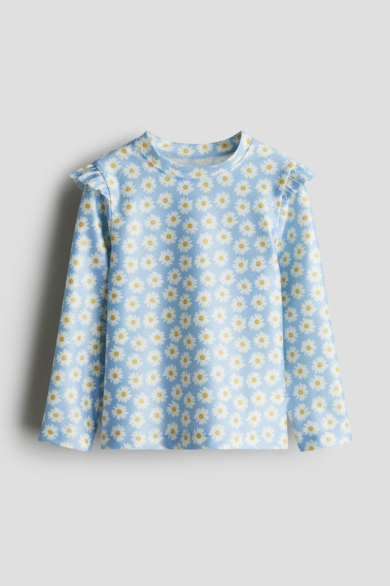 Ruffle-Trimmed Swim Top UPF 50 | H&M (US + CA)