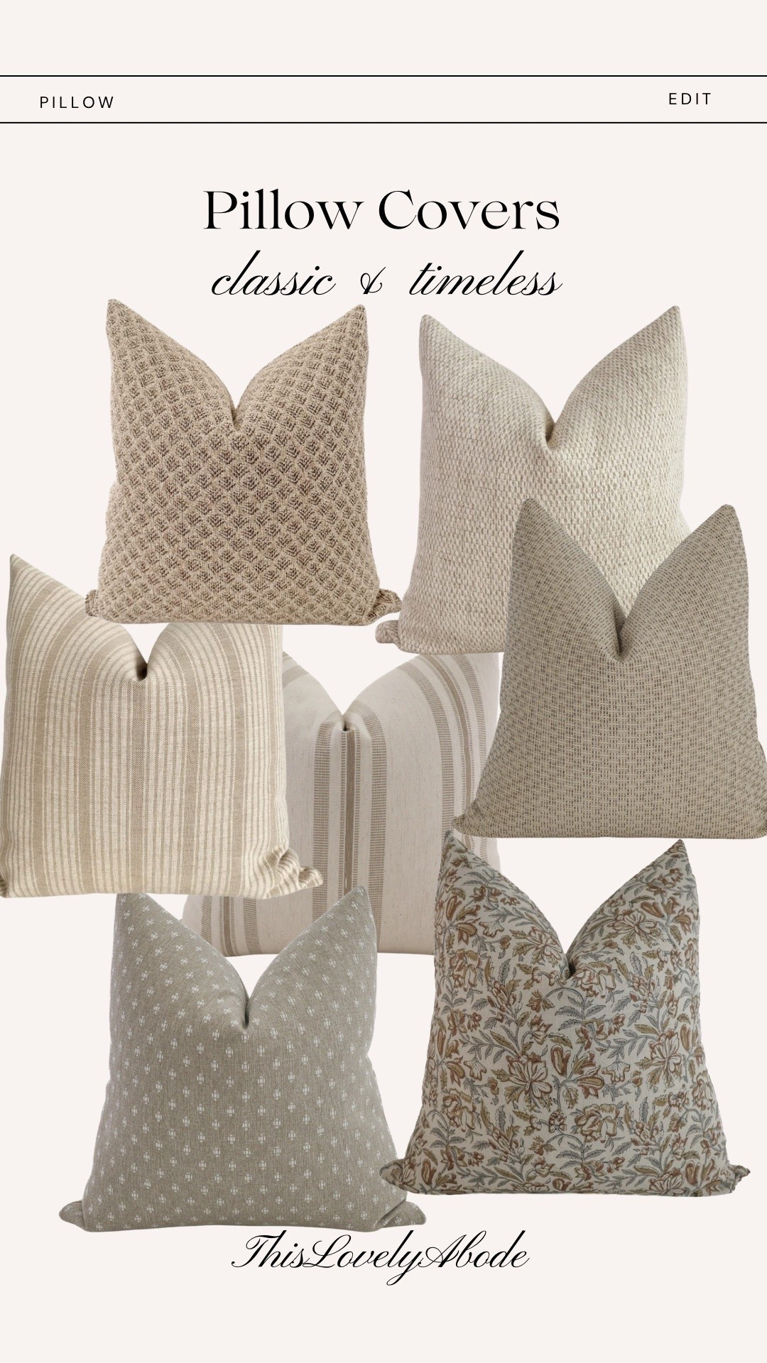 Timeless and classic pillow covers
#pillowcovers #throwpillows #homedecor #interiorstyling #hacknerhome

#LTKHome