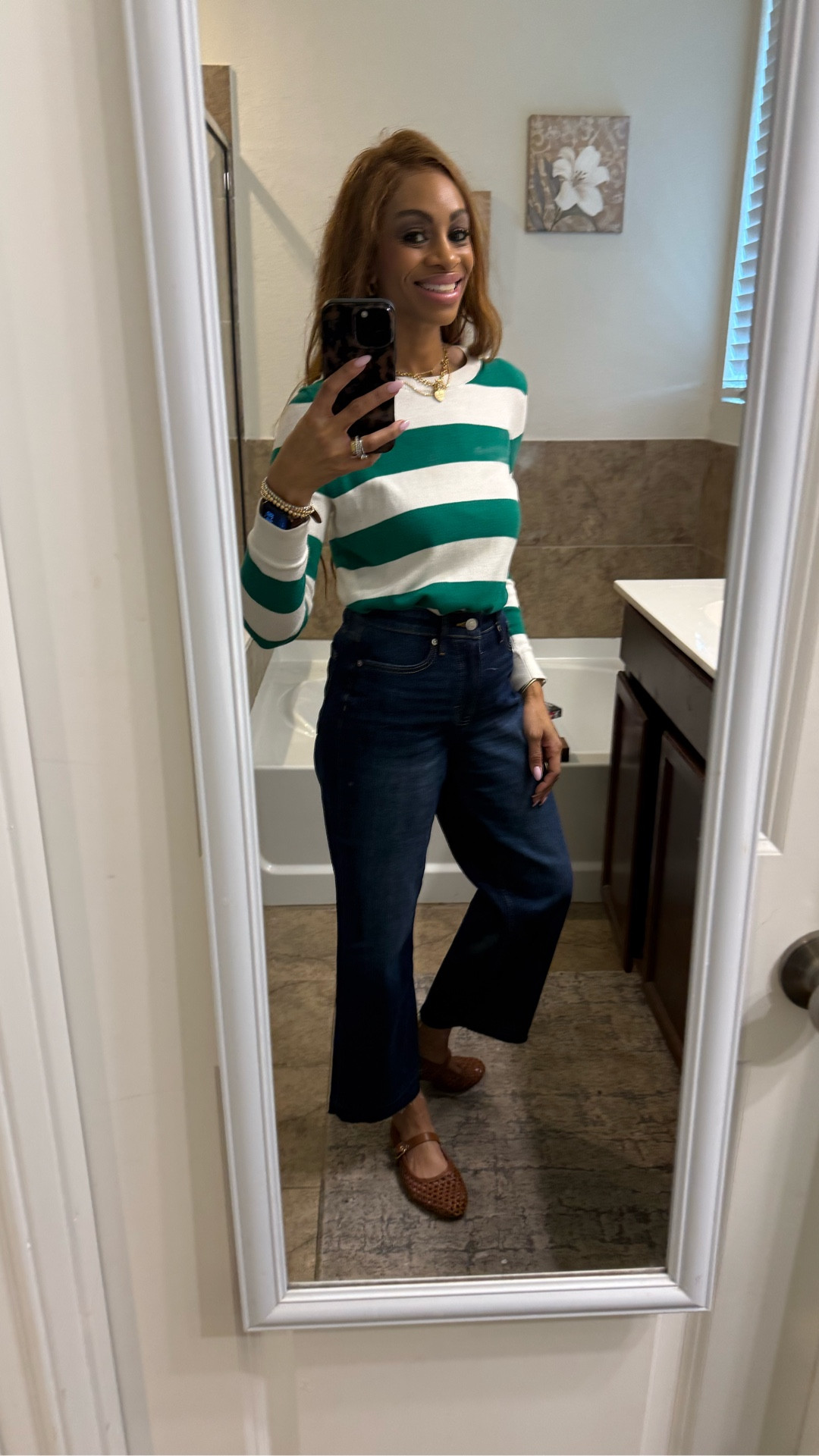 Casual Cute OOTD 🤍
An easy everyday outfit that’s comfy, flattering, and made from classic pieces you can mix and match all season long 💚 Teddie sweater from @J.Crew Factory,
Free Assembly jeans from @Walmart
Universal Thread flats from @Target Target (size down in this brand). 
Linking similar items — tap to shop!

#LTKstyle #LTKfinds #LTKunder100 #everydaystyle #casualchic #momstyle #springoutfit #ootdstyle #affordablefashion #classicstyle #denimstyle #everydayoutfit

#LTKWorkwear #LTKmomlife #LTKootd