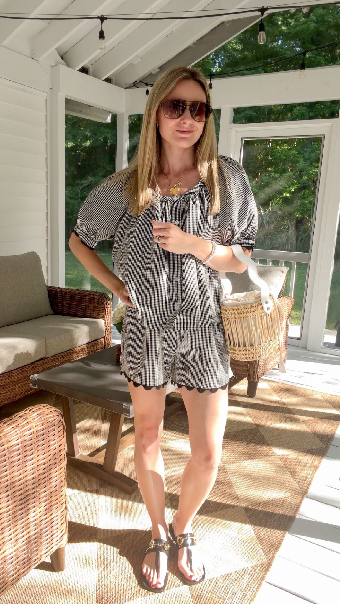 My favorite gingham matching set for under $50! 

Spring outfit / vacation outfit / matching set / gingham / summer outfit / mom style 

#LTKmomlife #LTKSeasonal #LTKootd