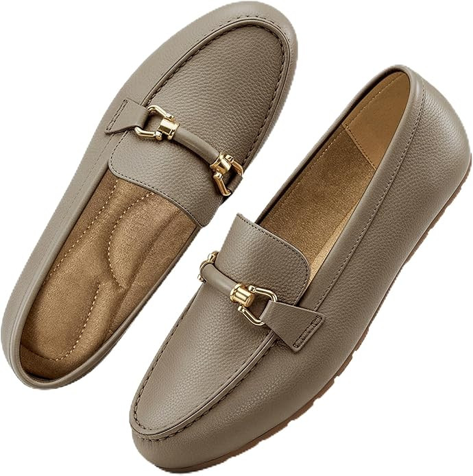 HARENCE Loafers for Women Comfortable Slip On Business Work Flats Shoes Casual Driving Moccasins ... | Amazon (US)
