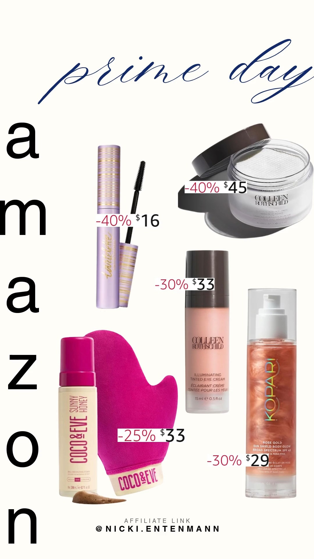 Enhance your beauty routine with must-have products crafted for everyday brilliance. From bronzers to eye creams, they blend style, function, and confidence seamlessly for modern self-care. #beautyessentials #primedaydeals #selfcare #amazonfinds #beautydeals #skincare #makeupmusthaves #shoppingdeal #dailyessentials #modernliving 💄🌟🧴 

 #LTKgrwm #LTKSaleAlert #LTKBeauty