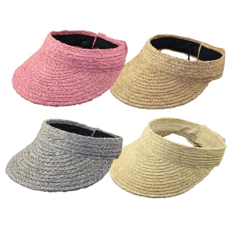 Visor Women Folding Large Straw Hat Sports Sun for Outdoor Holiday Travel Beach Climbing Running ... | Walmart (US)