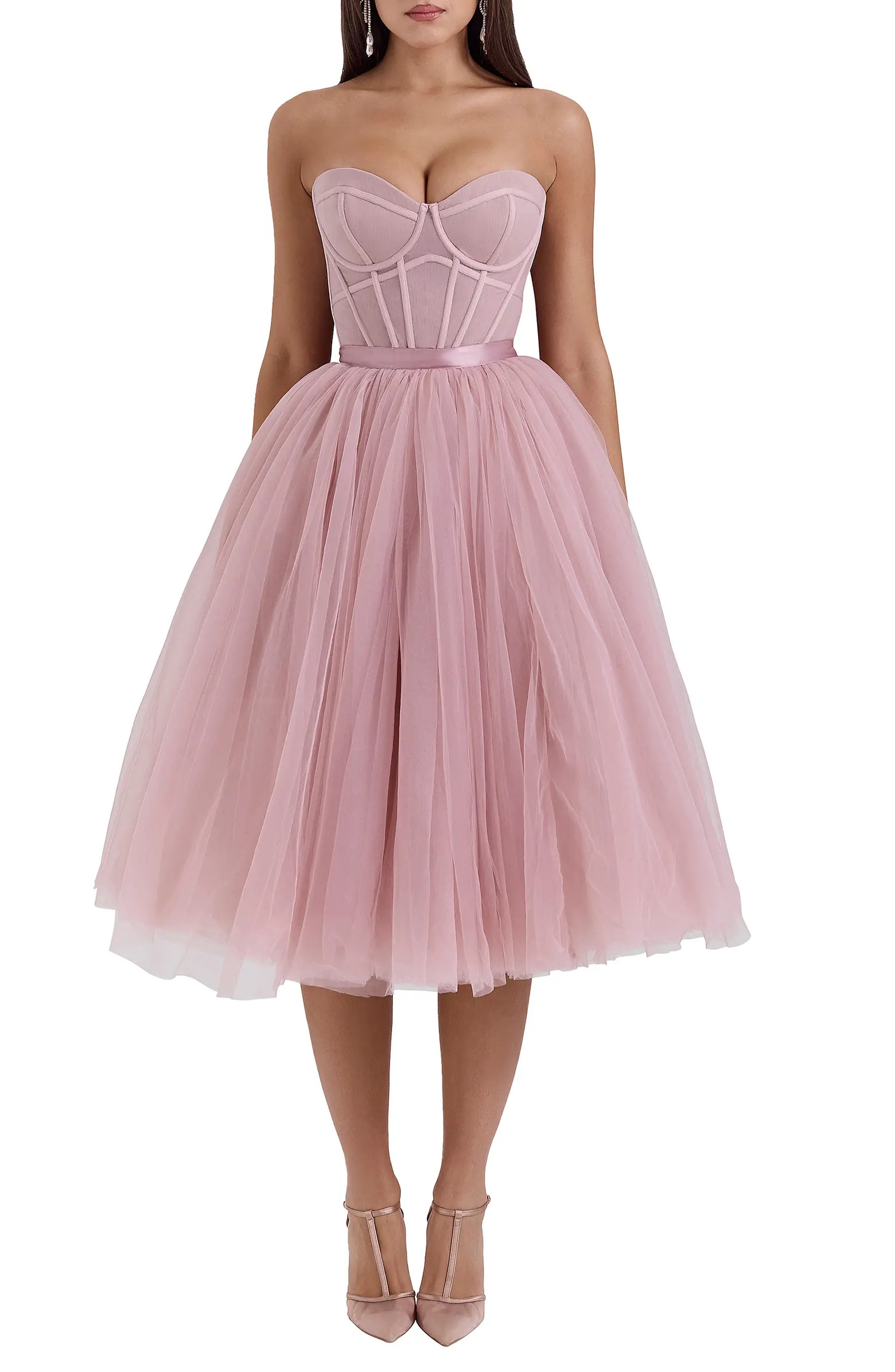 HOUSE OF CB Darling Corset Fit & Flare Dress | Nordstrom | Nordstrom