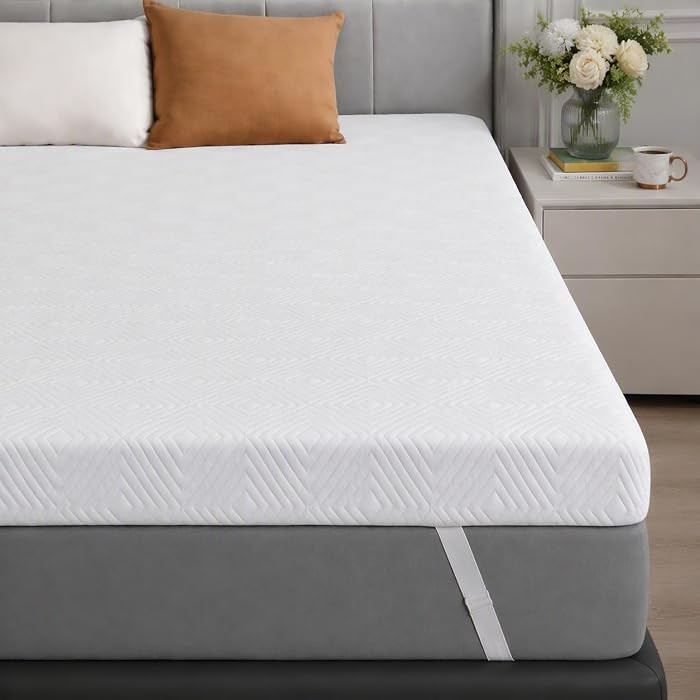 BedsPick Twin XL Mattress Topper, 3 Inch Gel Memory Foam Topper for Dorm & College Students, Foam... | Amazon (US)