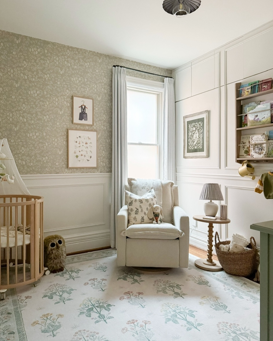 Our gender neutral nursery with wallpaper and English countryside vibes 

#LTKHome #LTKBaby #LTKFamily