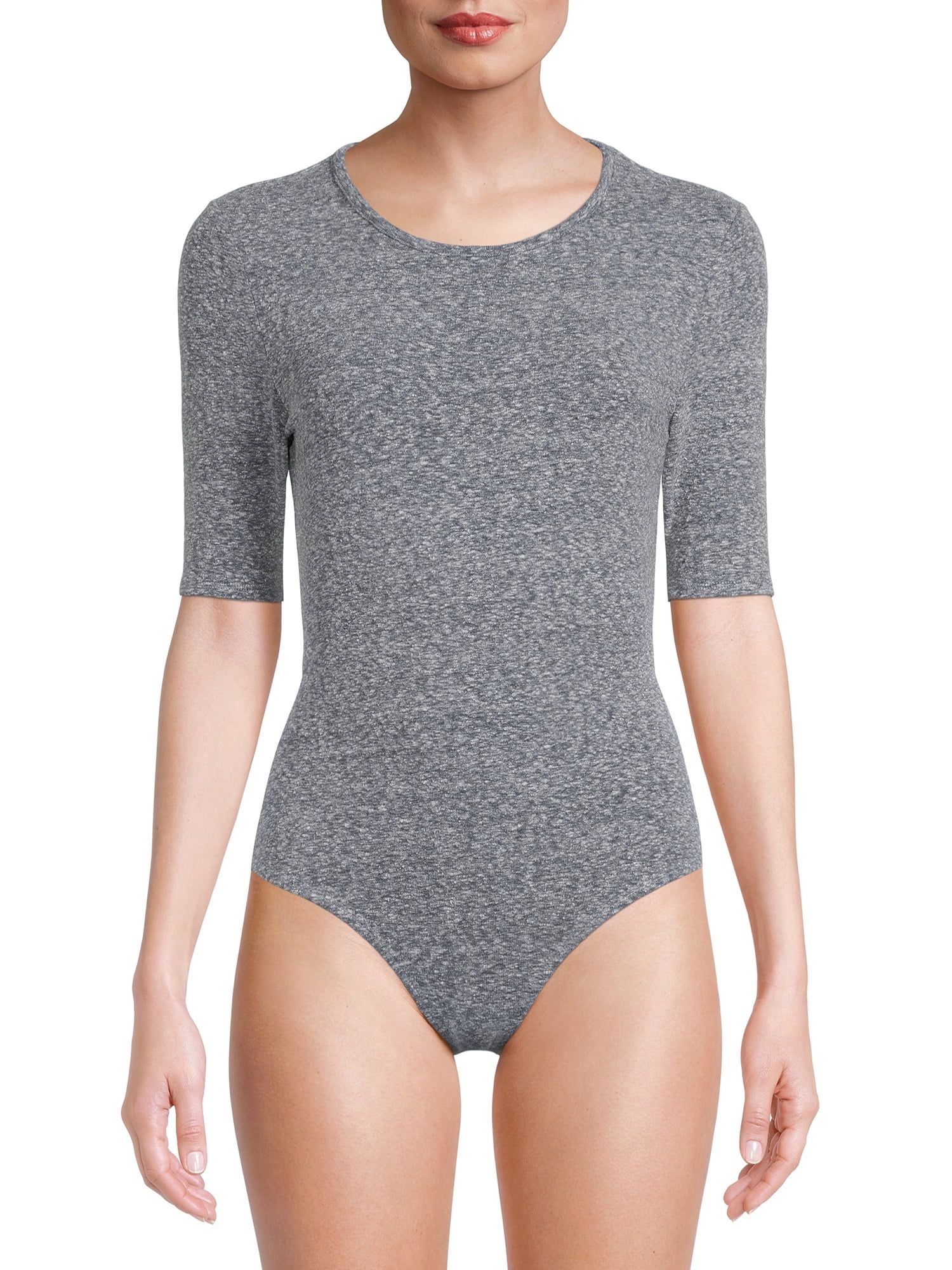 Time and Tru Women's Crewneck Bodysuit | Walmart (US)