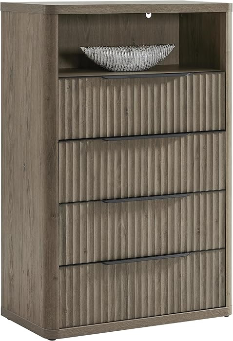 SICOTAS Dresser for Bedroom - 50.7" Tall Dressers & Chests of Drawers with 4 Drawers Large Modern... | Amazon (US)