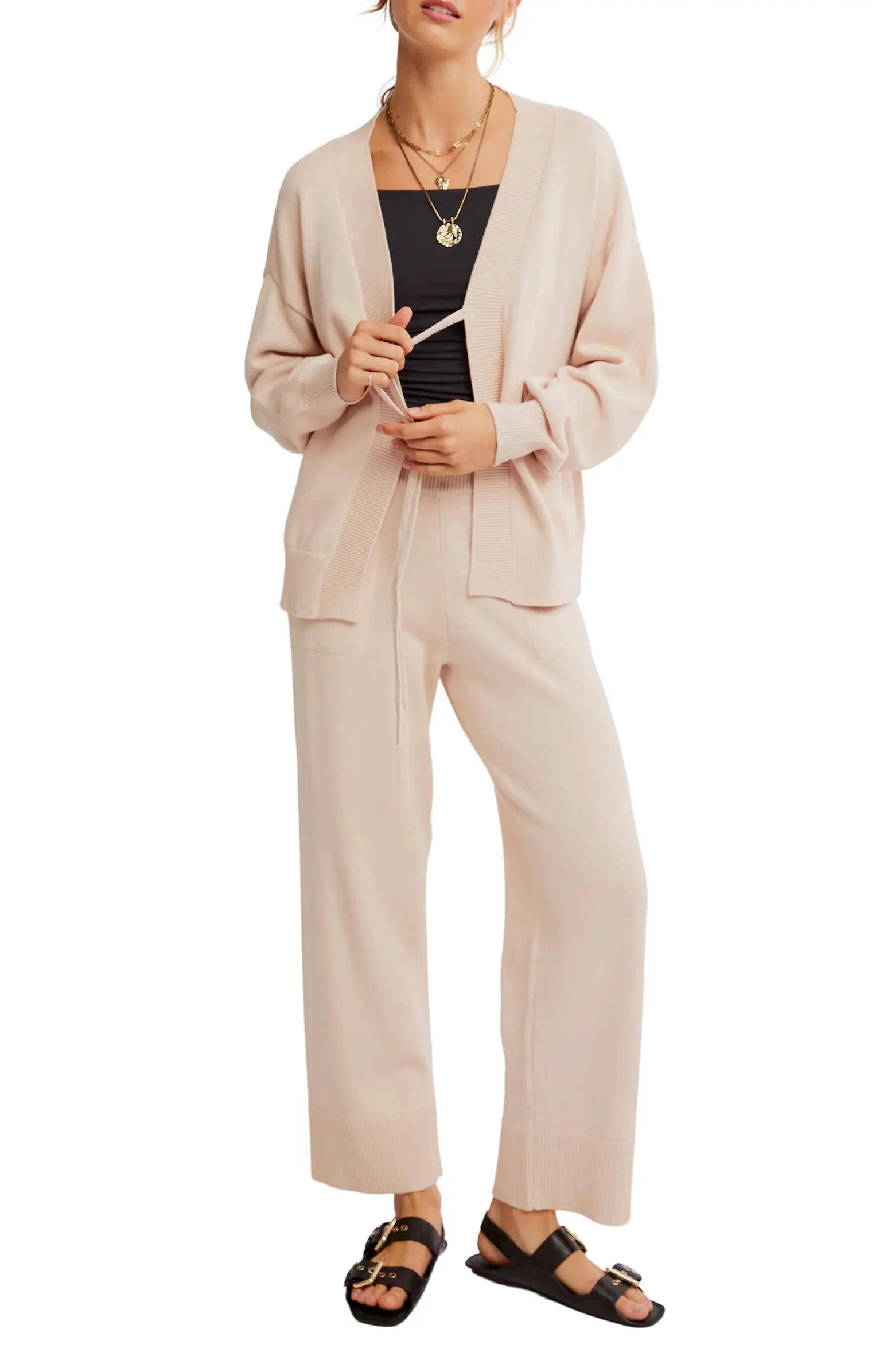 Free People Solar Cardigan & Pants Set | Nordstrom | Nordstrom