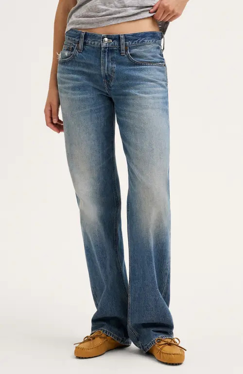 Madewell The Low Rise Loose Jeans in Solstice Wash at Nordstrom, Size 33 | Nordstrom