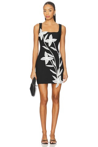 Ilaria Mini Dress in Black | Revolve Clothing (Global)