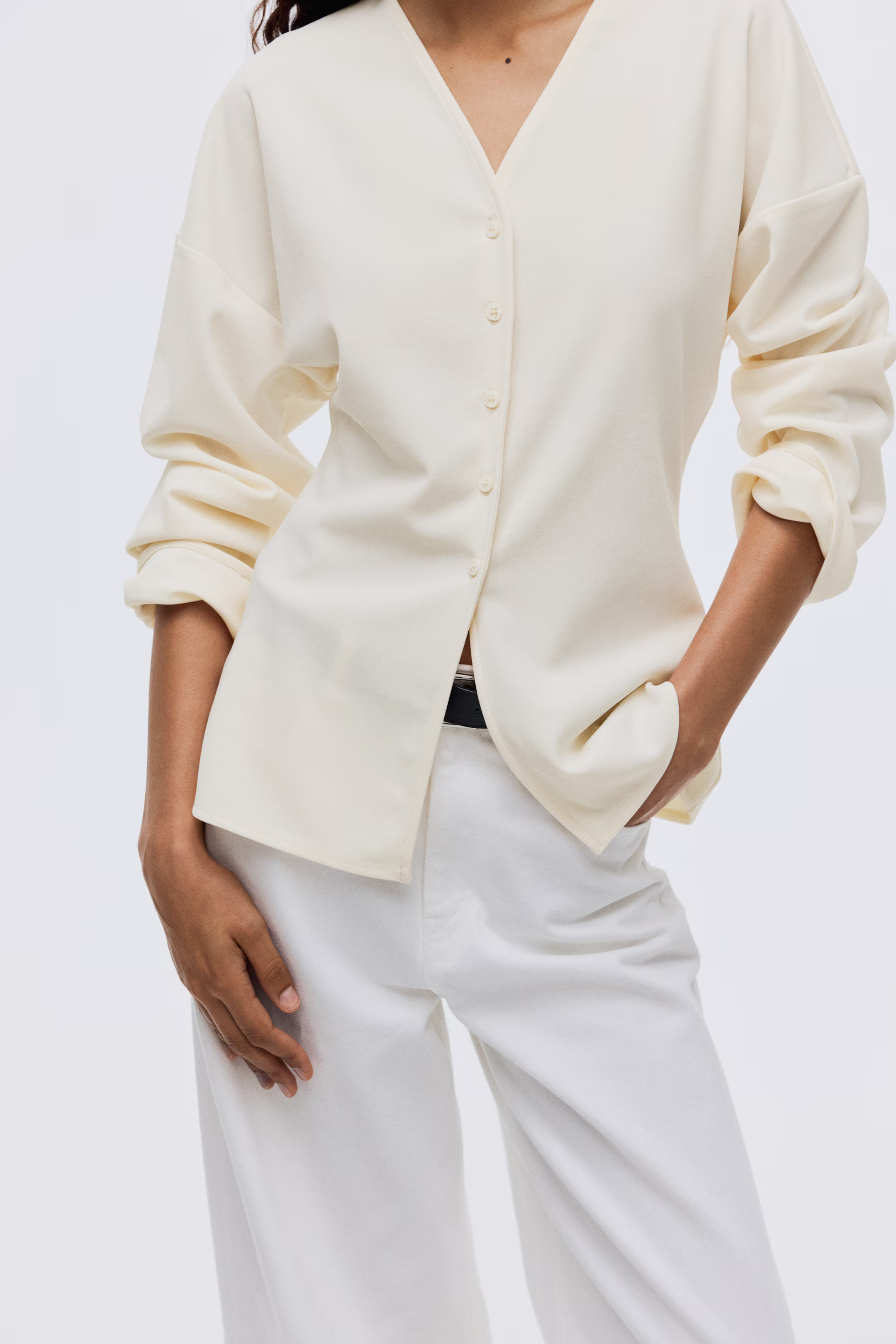 Button-Front Top | H&M (US + CA)
