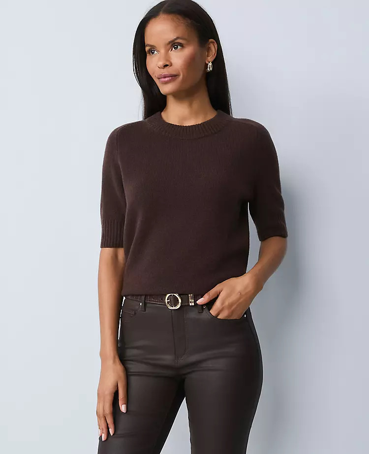 Cashmere Sweater Tee | Ann Taylor