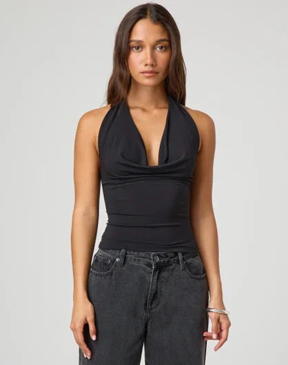 Cowl Neck Halter Top | Glassons (Australia)