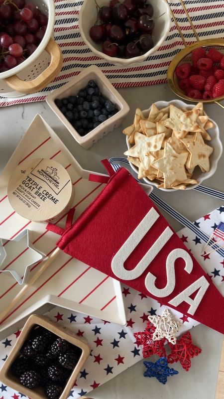 USA \ 4th of July charcuterie in the making 🇺🇸🤍🍒

Party
Kitchen
Home decor 

#LTKVideo #LTKParties #LTKHome