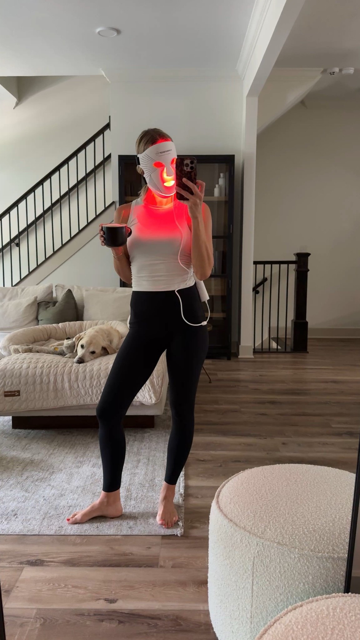 Wearing small leggings/sports bra (code: LAWXSPANX - first time customers), 6 tank

Mask Code: ABOVETHELAW

#LTKOver40 #LTKmorningroutine #LTKActive