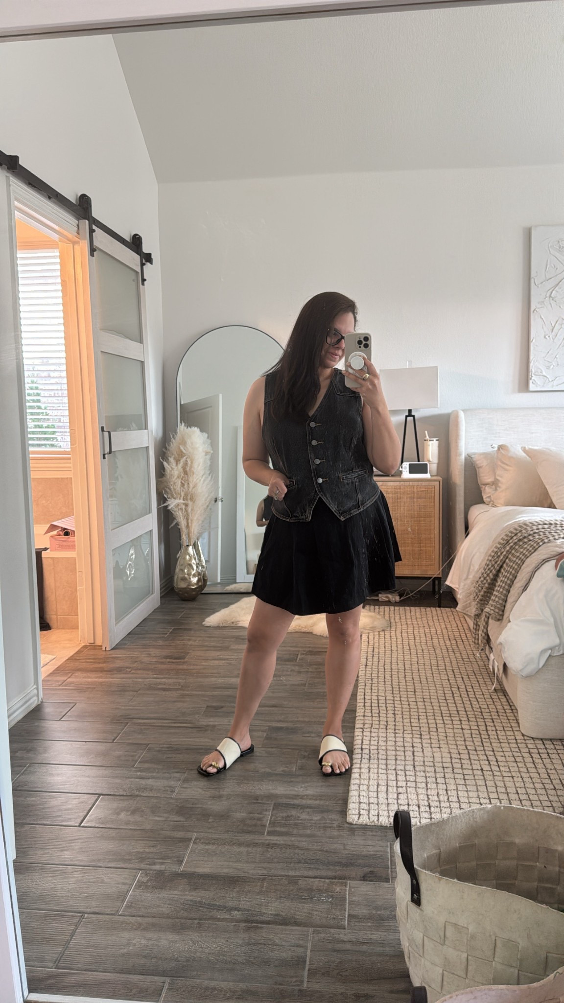 Mama ootd ✨ 160 lbs and wearing a 12 in vest and 10 in skirt! 

#LTKFindsUnder100 #LTKStyleTip #LTKMidsize