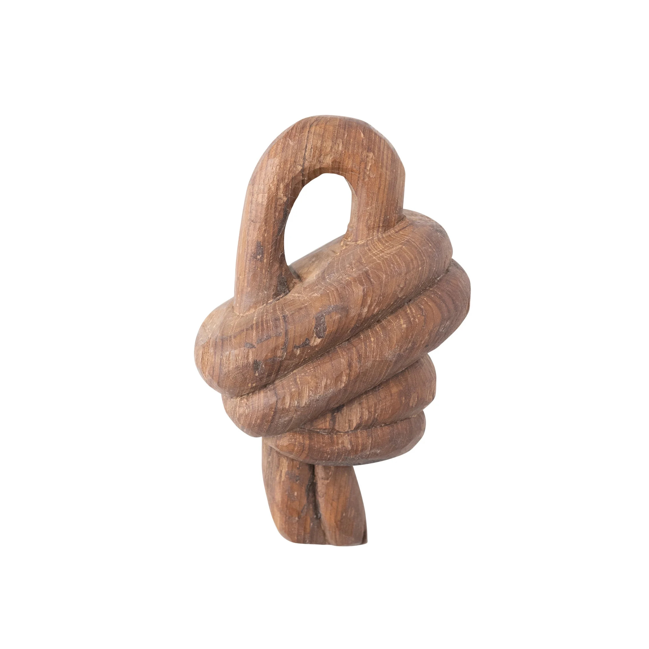 Creative Co-Op Decorative Reclaimed Wood Knot, Brown | Walmart (US)