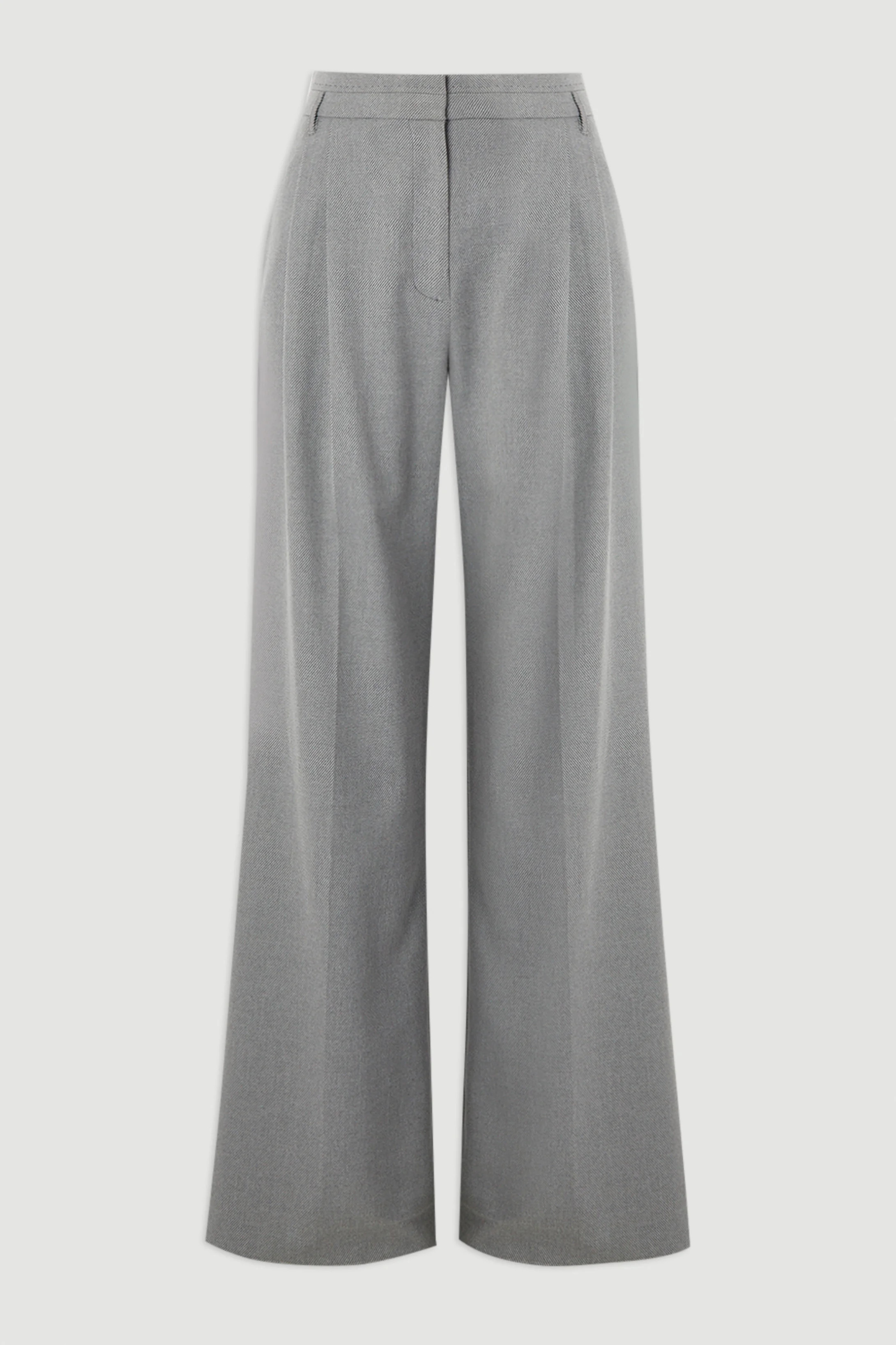 Tailored Marl Wide Leg Trouser | Karen Millen UK + IE + DE + NL