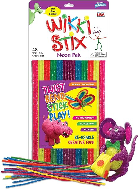Wikki Stix Neon Pak of 48. | Amazon (US)