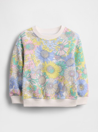 Baby & Toddler VintageSoft Terry Floral Sweatshirt | Gap (US)