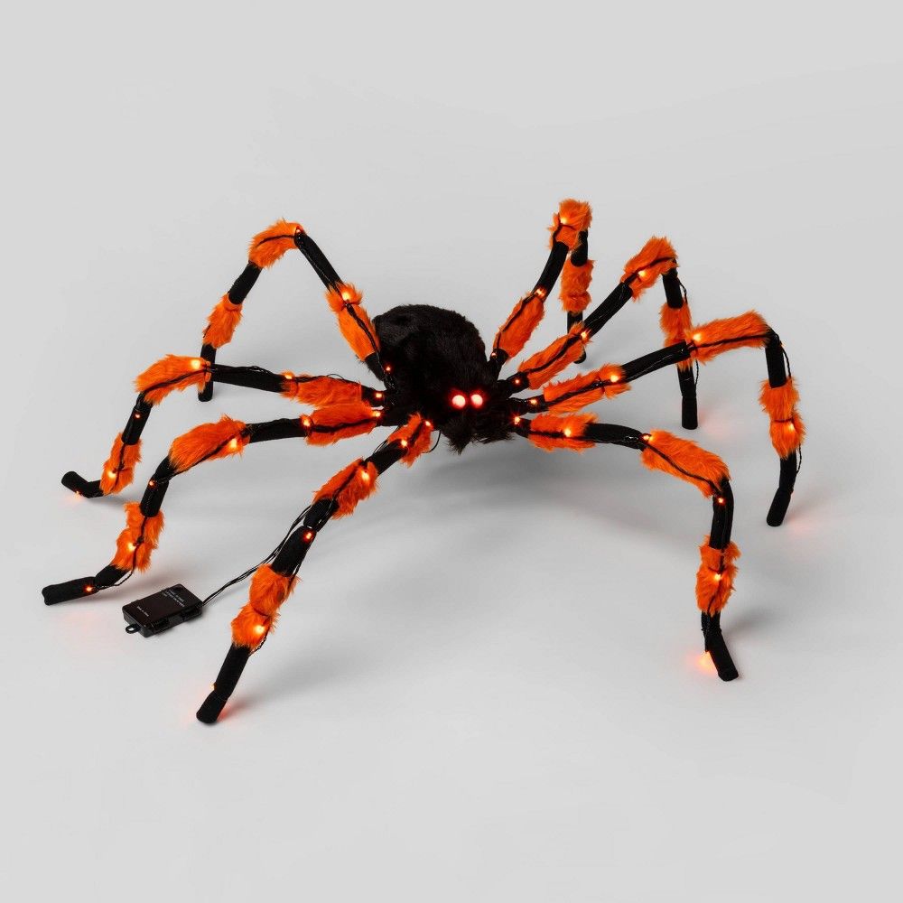 Halloween 3' LED Battery Operated Hanging Spider Lighted Halloween Decor - Hyde & EEK! Boutique | Target