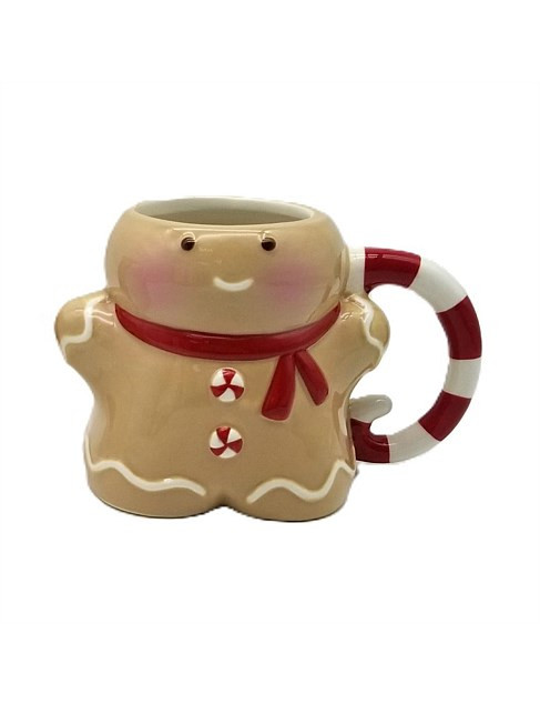 David Jones Gingerbread Man Ceramic Mug | David Jones | David Jones (Australia & New Zealand)