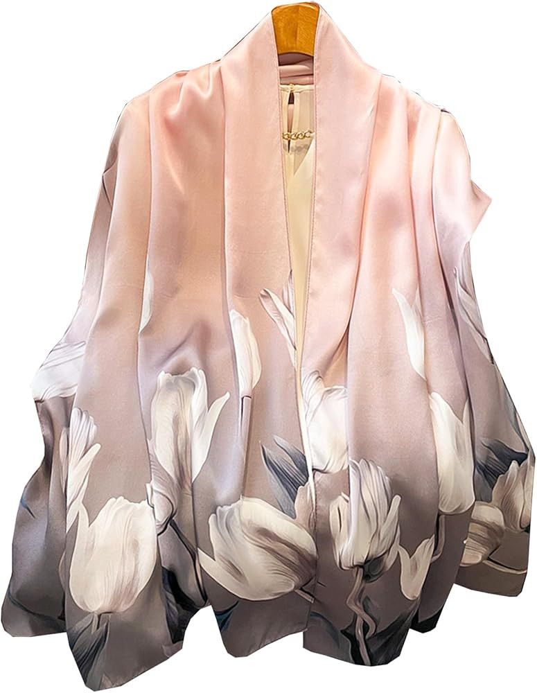 Dress Scarves Shawl Wraps Long Silky Scarf for Women Dressy Fashion Lightweight for Decorative Fo... | Amazon (US)