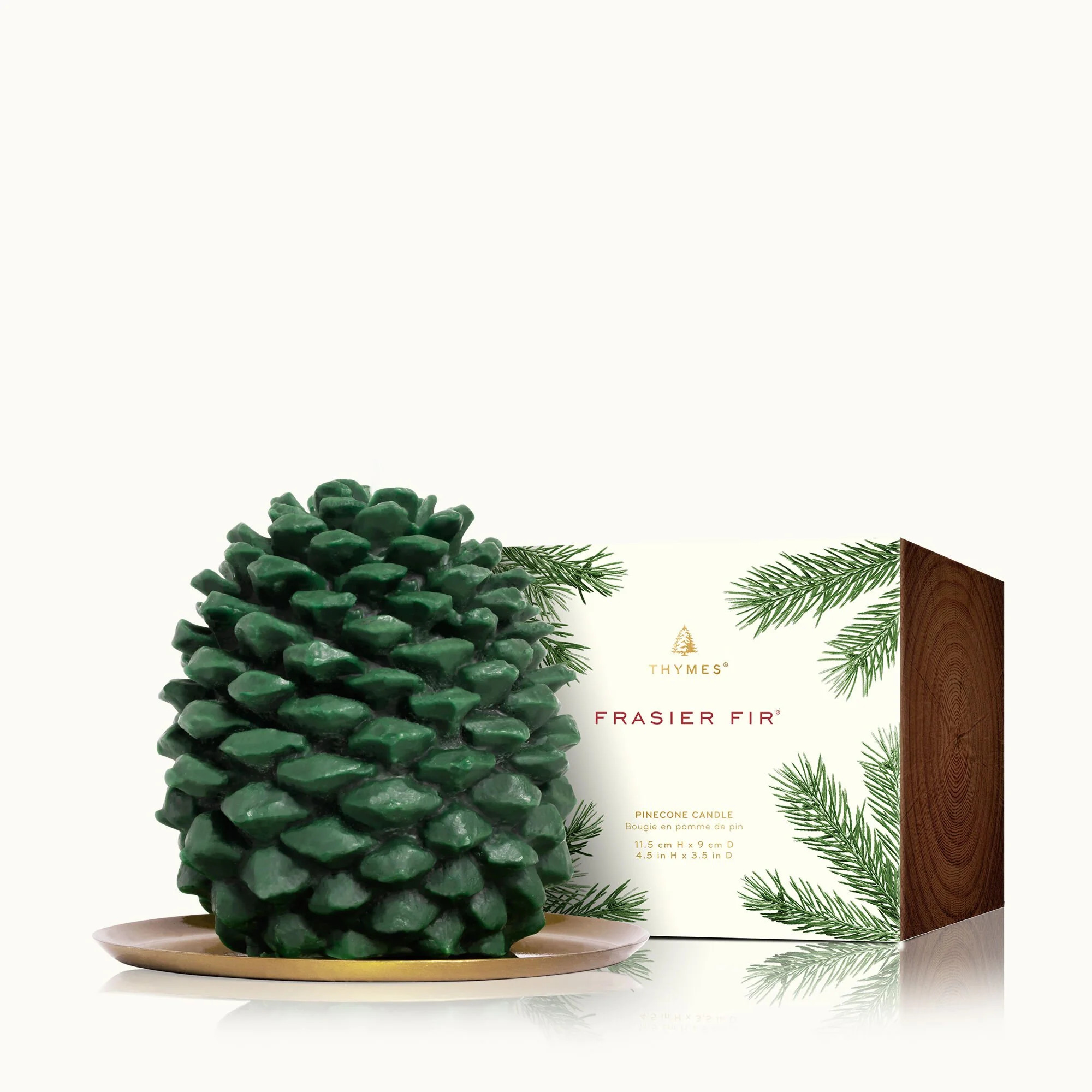 Frasier Fir Petite Molded Pinecone Candle | Thymes