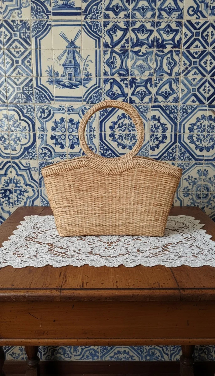 REGINA CLASSIC RATTAN HANDBAG | All In The Detail