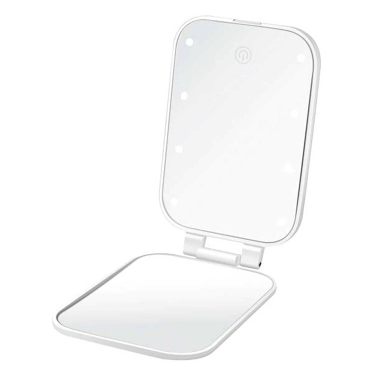 Conair LED-Lighted Compact Mirror, Touchscreen Mirror, Free Standing With LED Lighting BE13 | Walmart (US)