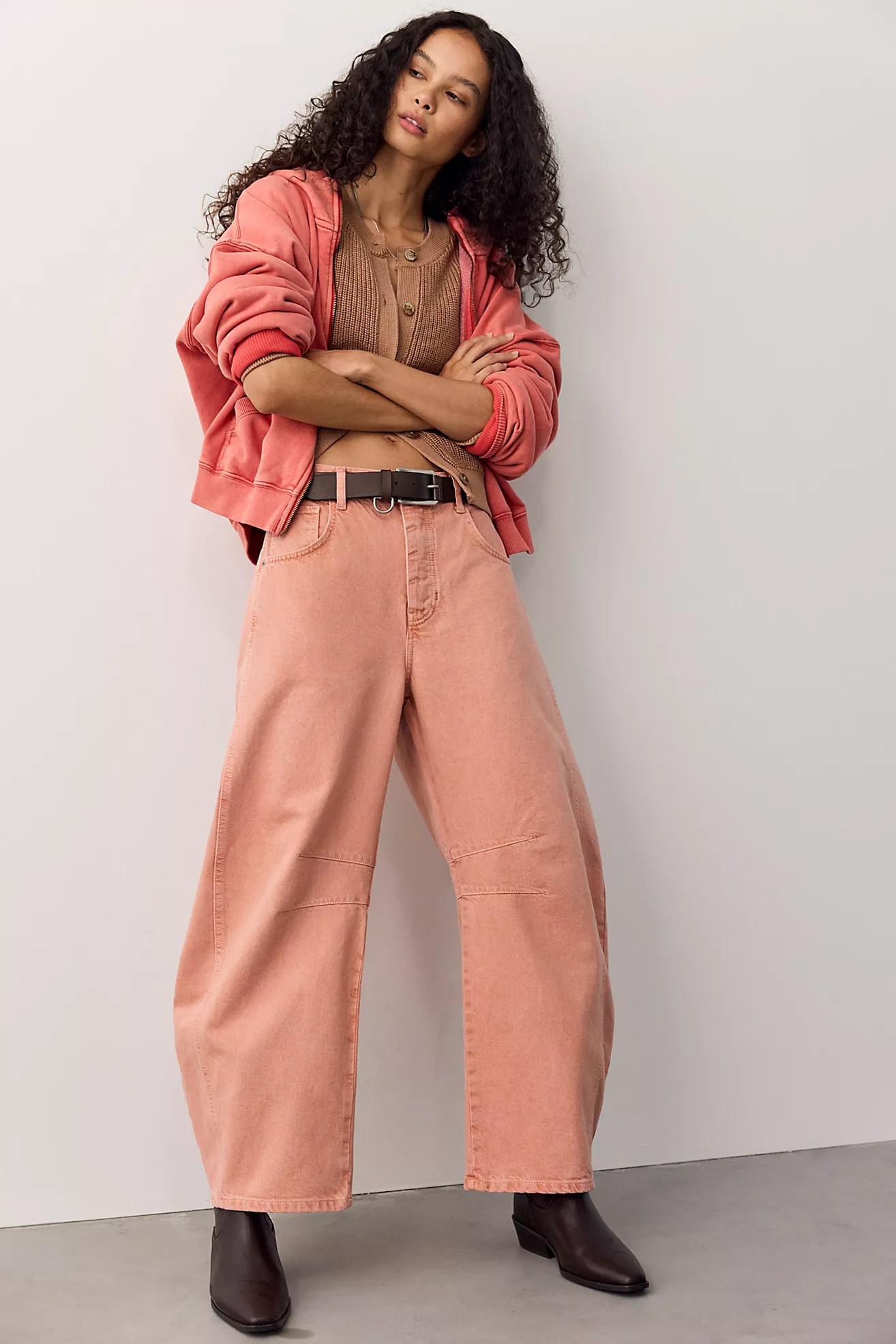 We The Free Good Luck Mid-Rise Barrel Jeans | Free People (Global - UK&FR Excluded)