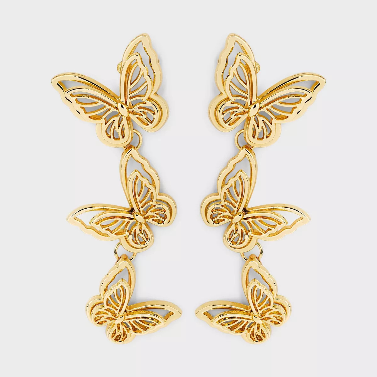 SUGARFIX by BaubleBar Butterfly Three Drop Earrings | Target