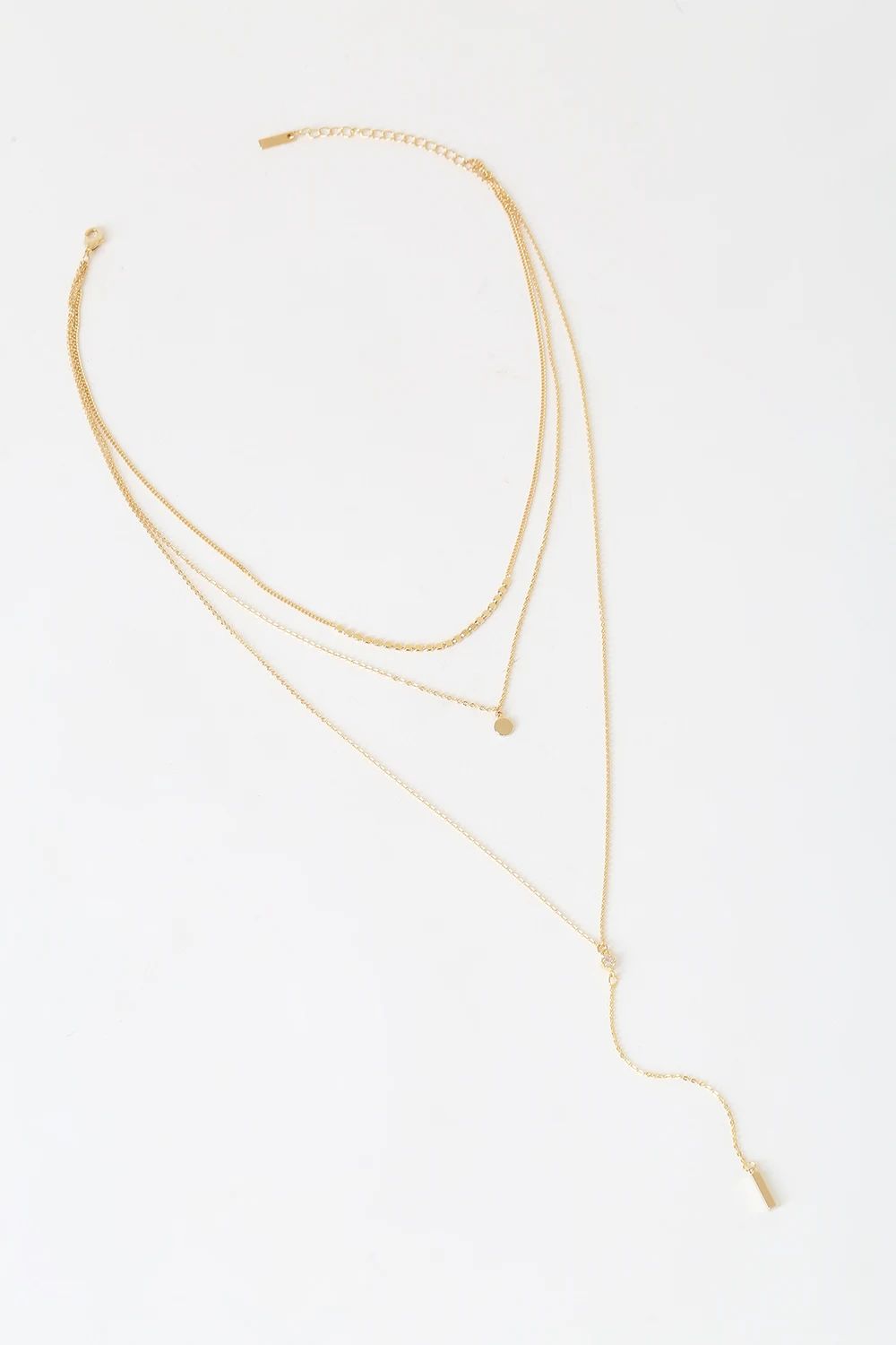 Coretta Layered Gold Necklace | Lulus (US)
