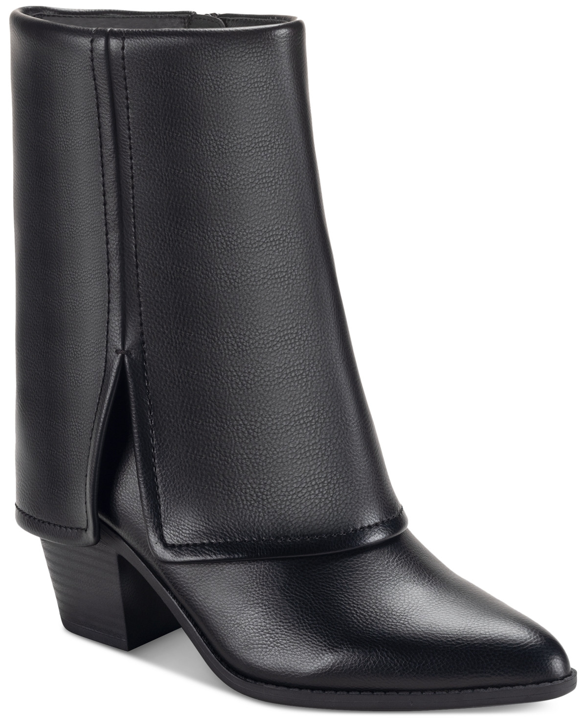 Sun + Stone Women's Ibizaa Fold Over Cuffed Dress Booties, Created for Macy's - Black Sm | Macy's