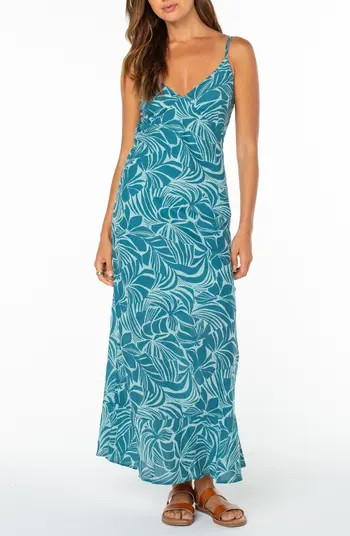 Roxy Paradise Floral Cotton Maxi Sundress | Nordstrom | Nordstrom